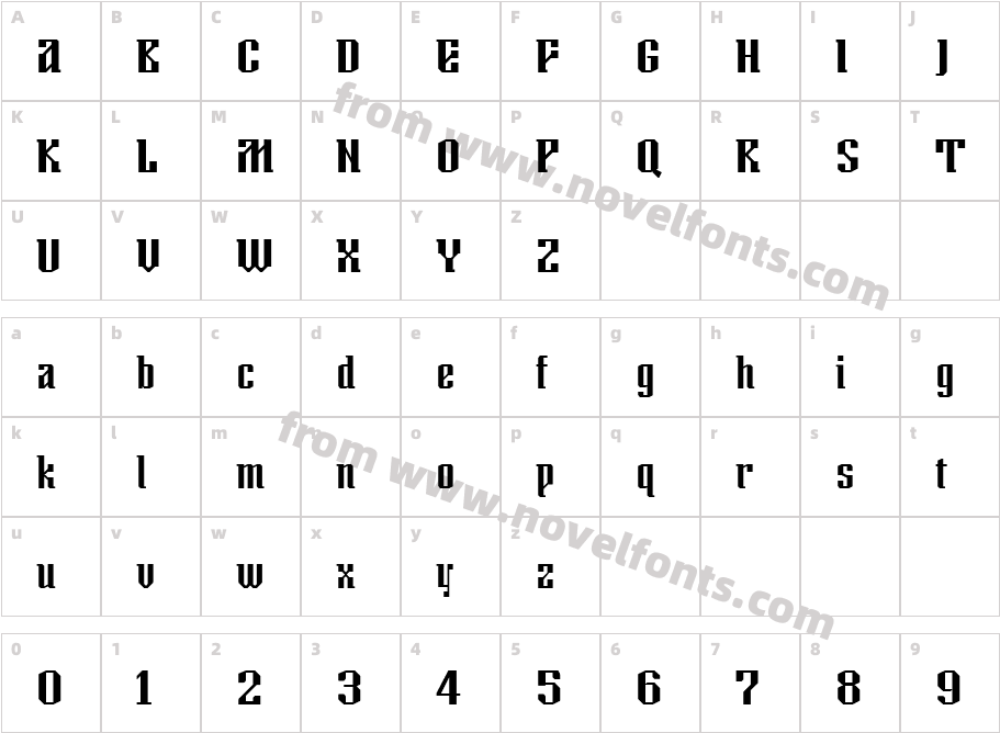 TkachevicaCharacter Map