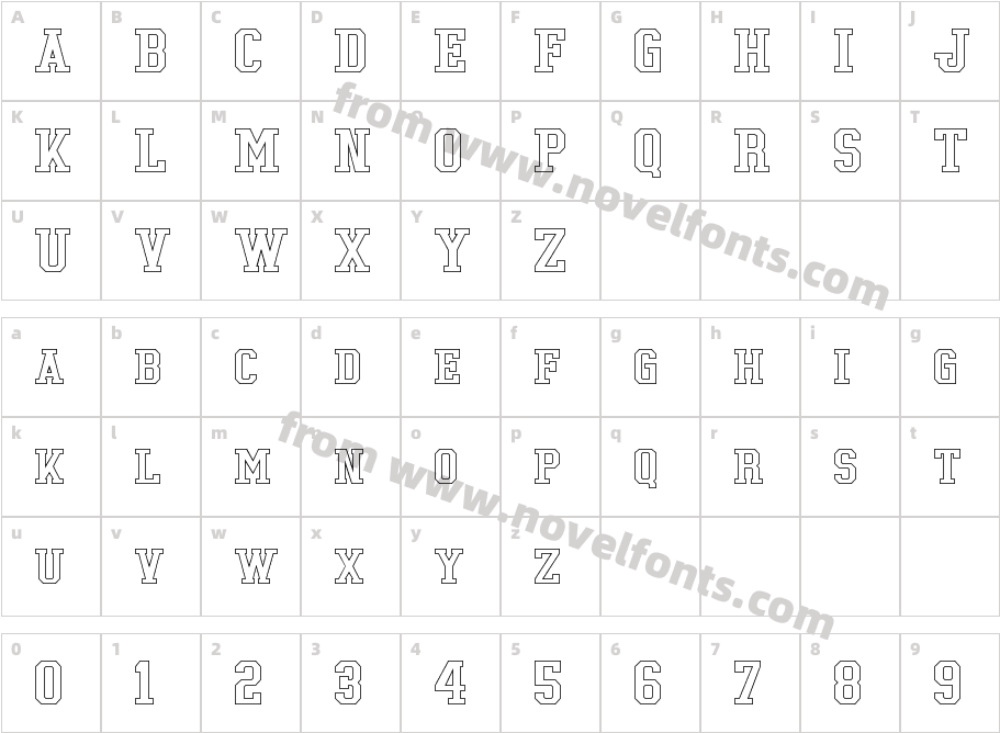 Tonopah HollowCharacter Map