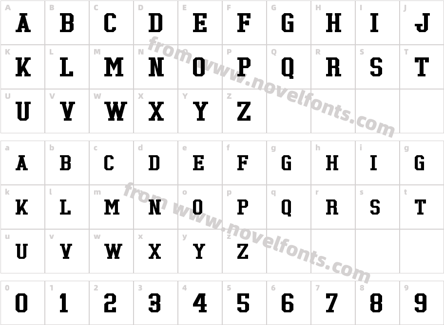 TonopahCharacter Map