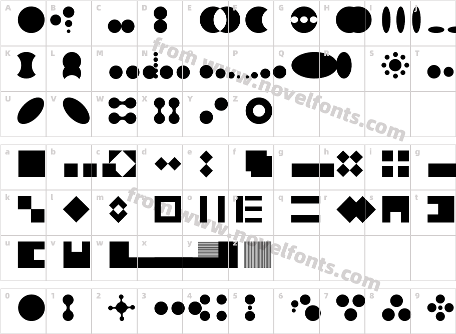 Toolego SpaceCharacter Map