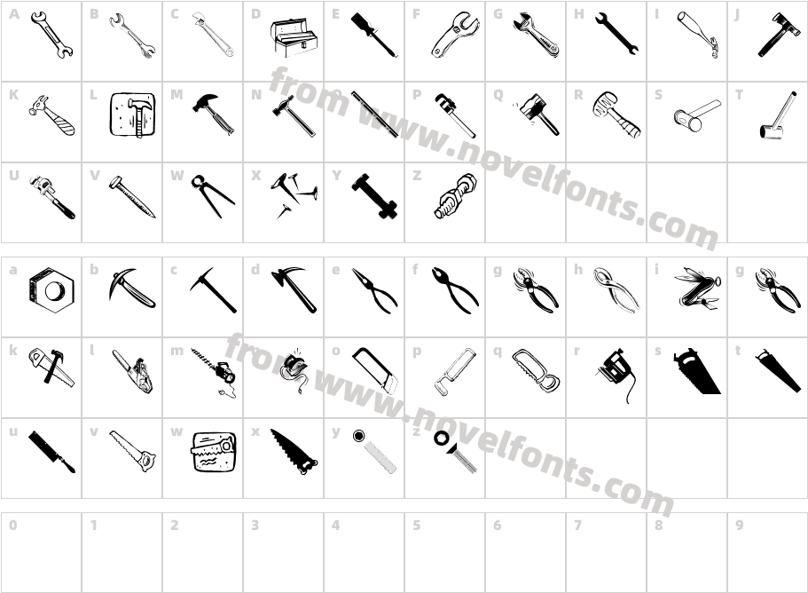 ToolsMKCharacter Map