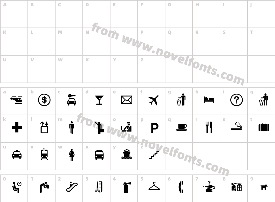 TransportationCharacter Map