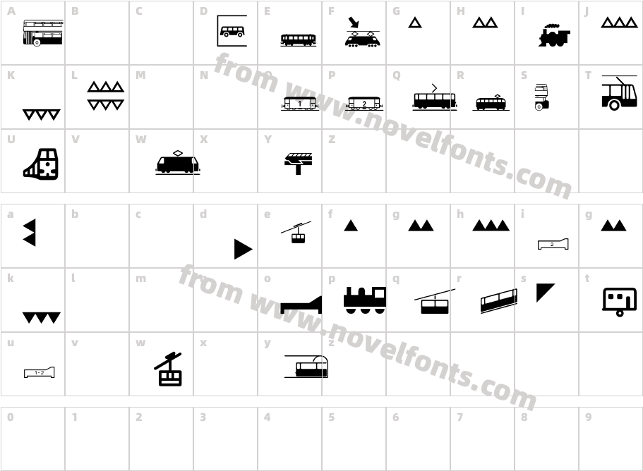 TransportationP02Character Map