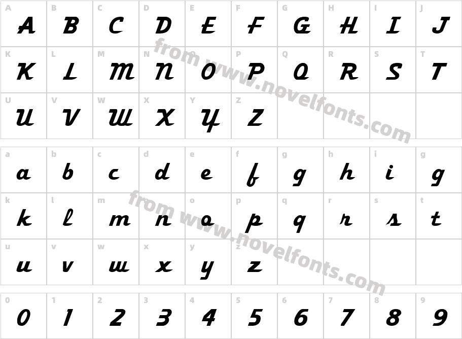 Trekker Two RegularCharacter Map