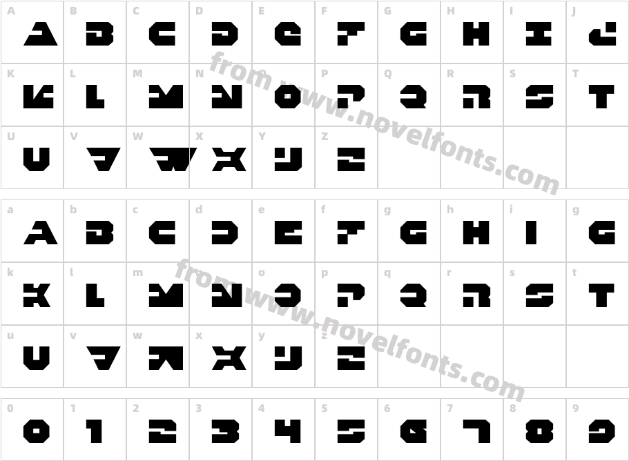 Trigger Man RegularCharacter Map