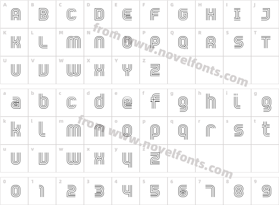 Trisect Extra LightCharacter Map