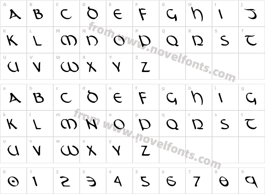 Tristram LeftalicCharacter Map