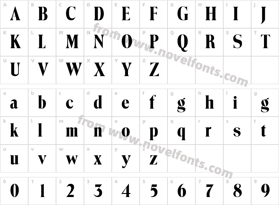 Troover RomanCharacter Map