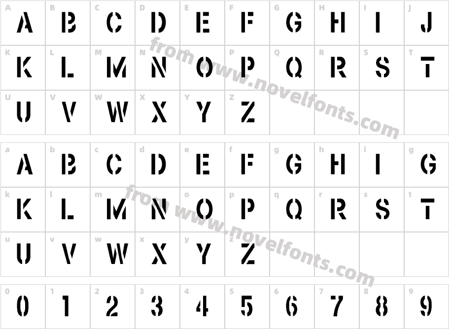 BrowningCharacter Map