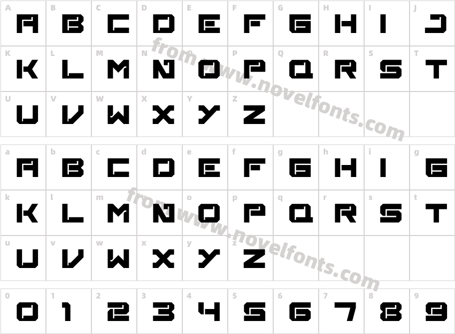 BroxyRegularCharacter Map