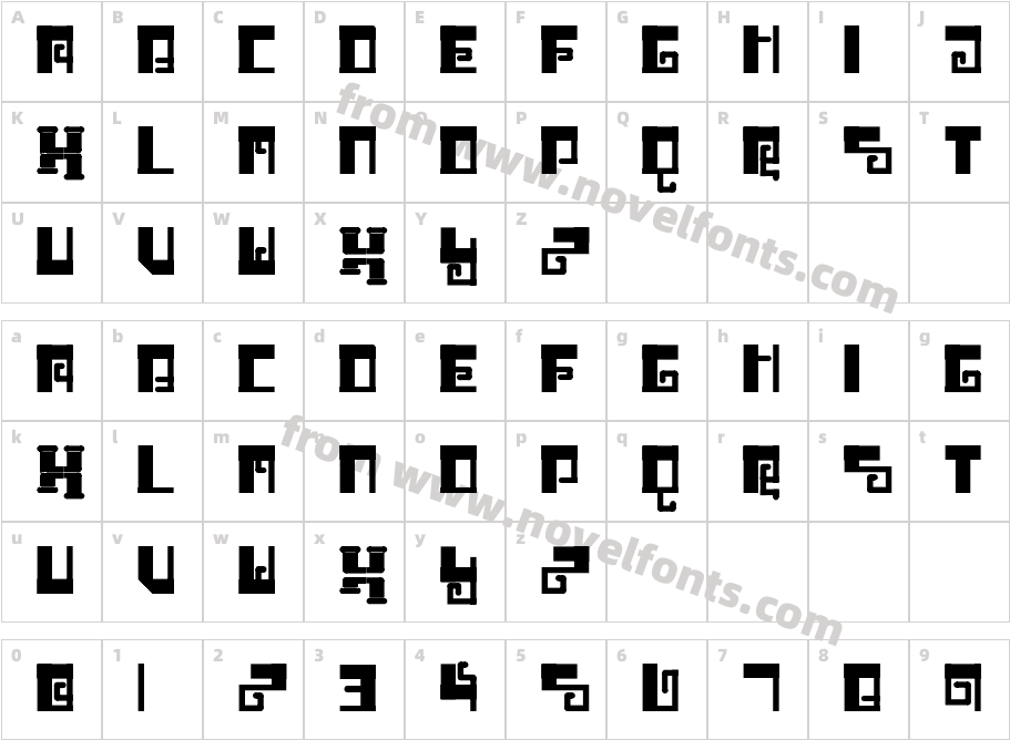 BrrrCharacter Map