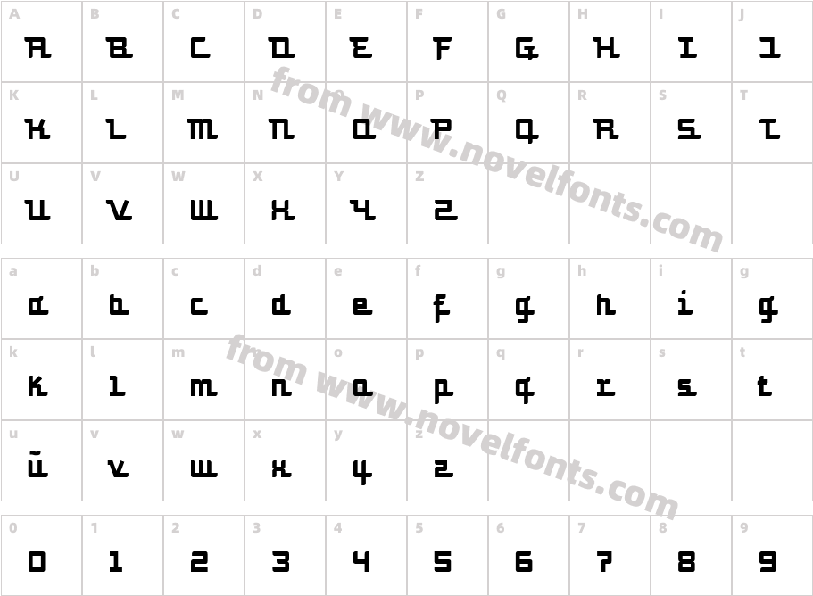 TurbonCharacter Map