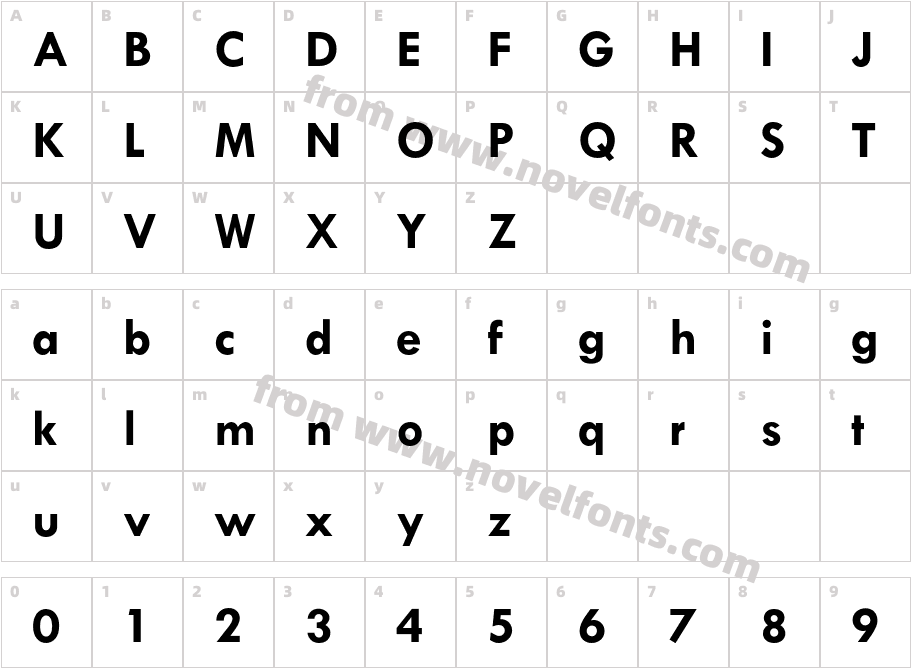 Tw CenMT Std BoldCharacter Map