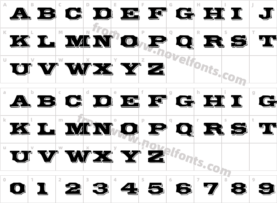 Type No10Character Map