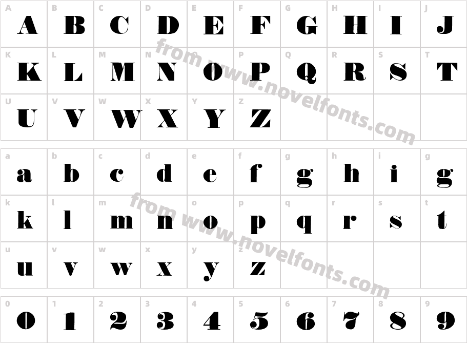 Type No8Character Map