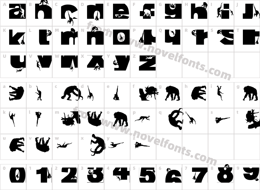 Typo ApishCharacter Map