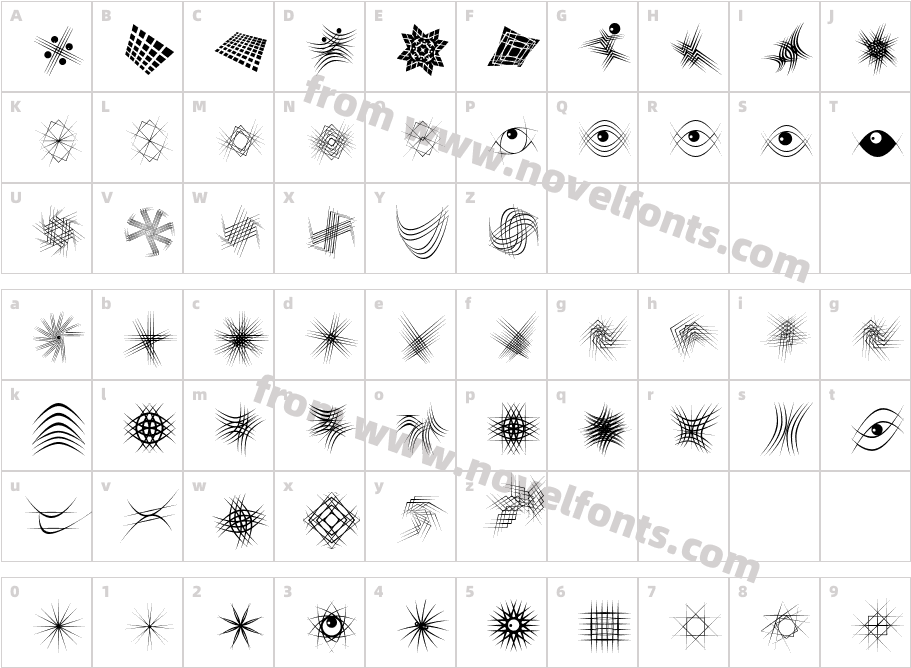 Typo ElementsCharacter Map