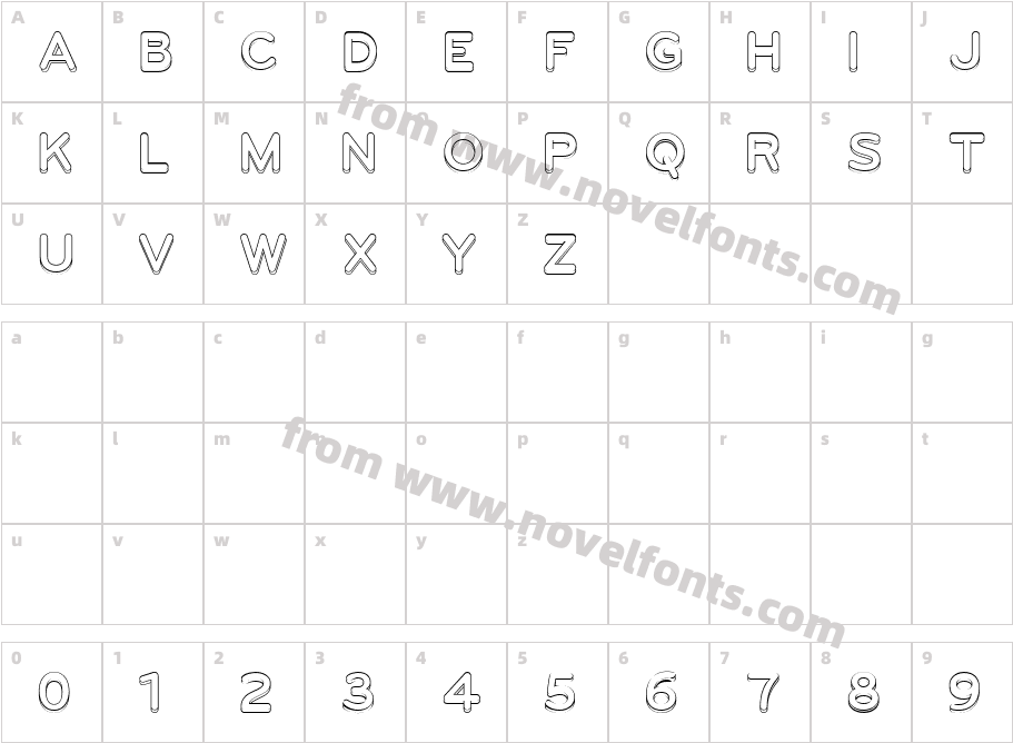 UGO LINECharacter Map