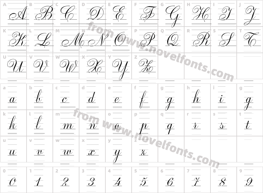 UNI Chu truyen thong ly 4Character Map