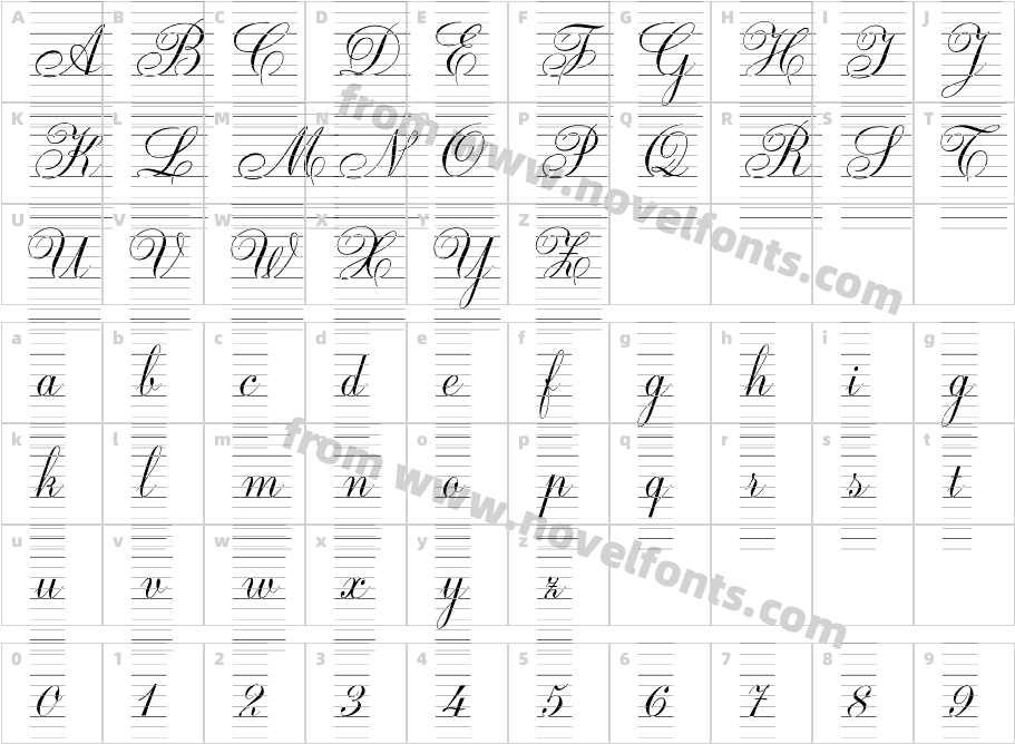 UNI Chu truyen thong ly 8Character Map