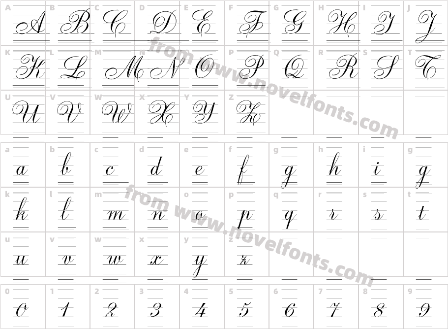 UNI Chu viet tay ly 4Character Map