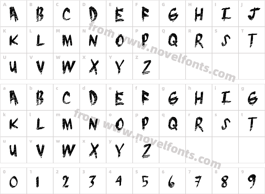 BrushGrungeCharacter Map