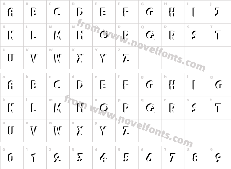 URW Plena Onl ShaD UltrCharacter Map