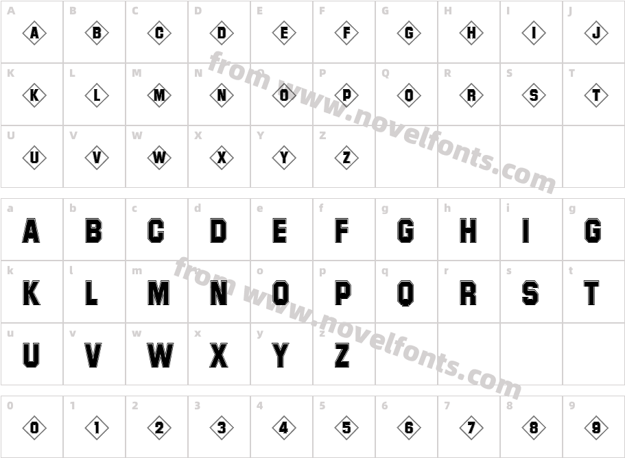 URW Sulpicius IniDCharacter Map