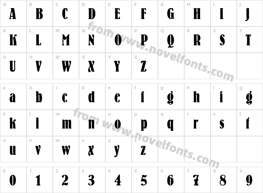 UVN Bo QuenCharacter Map