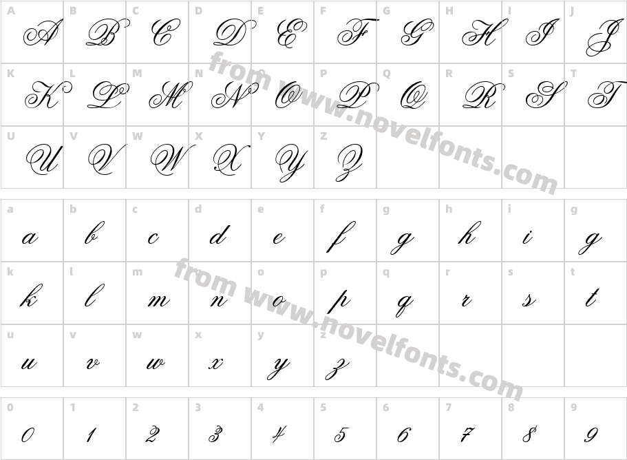 UVN Buc ThuCharacter Map