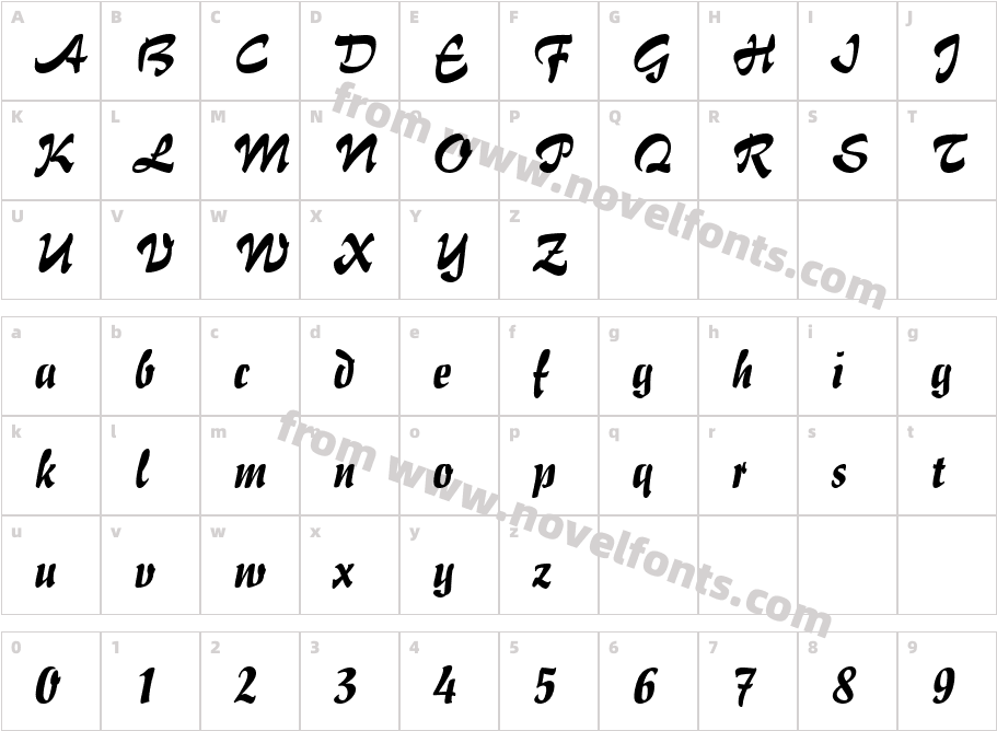 UVN Bui DoiCharacter Map