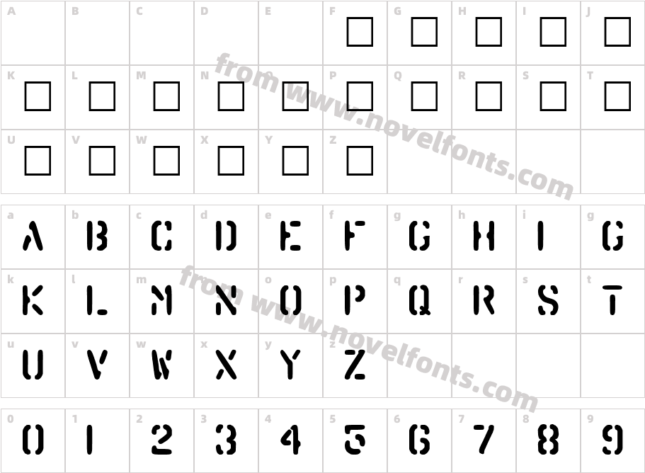 UltraCharacter Map