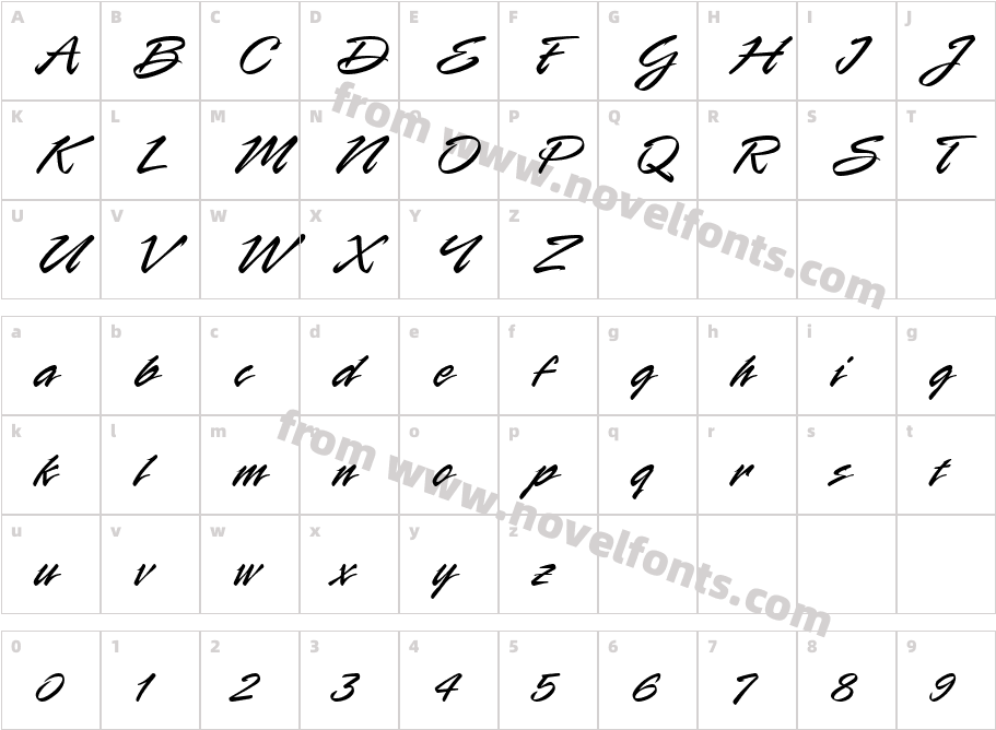 VNI Nhe nhangCharacter Map