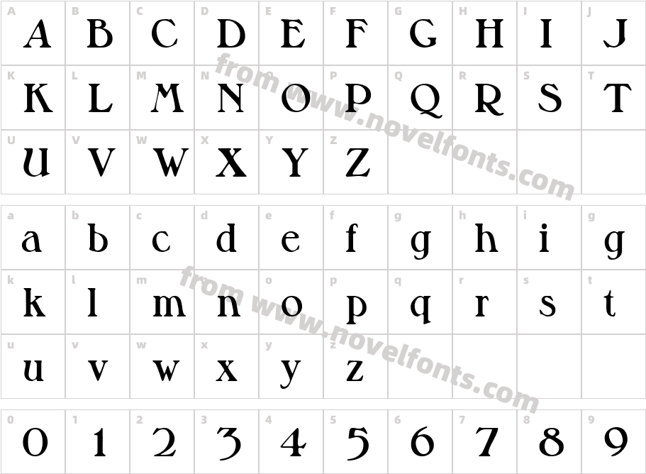 Valit BlackSSKCharacter Map