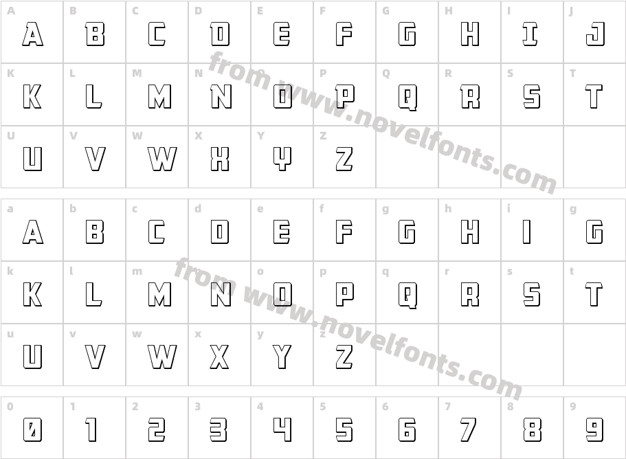 Buchanan OutlineCharacter Map