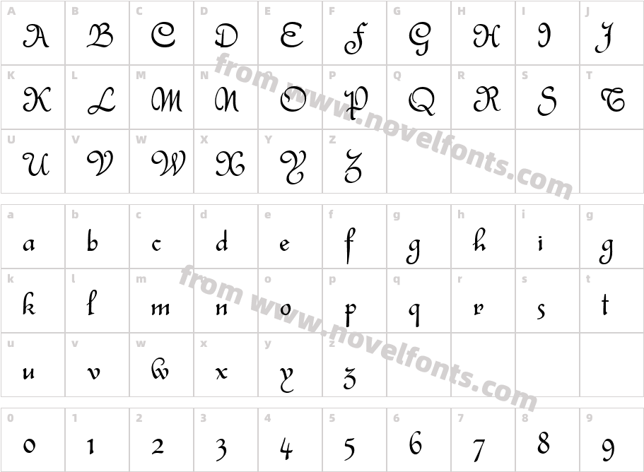 Vf Free11Character Map