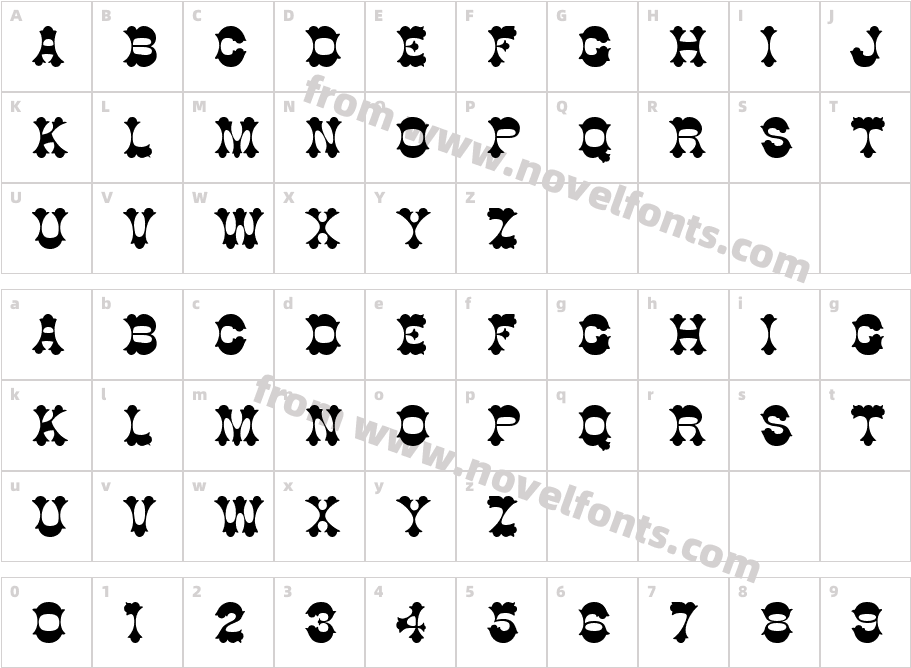 Vf Free12Character Map