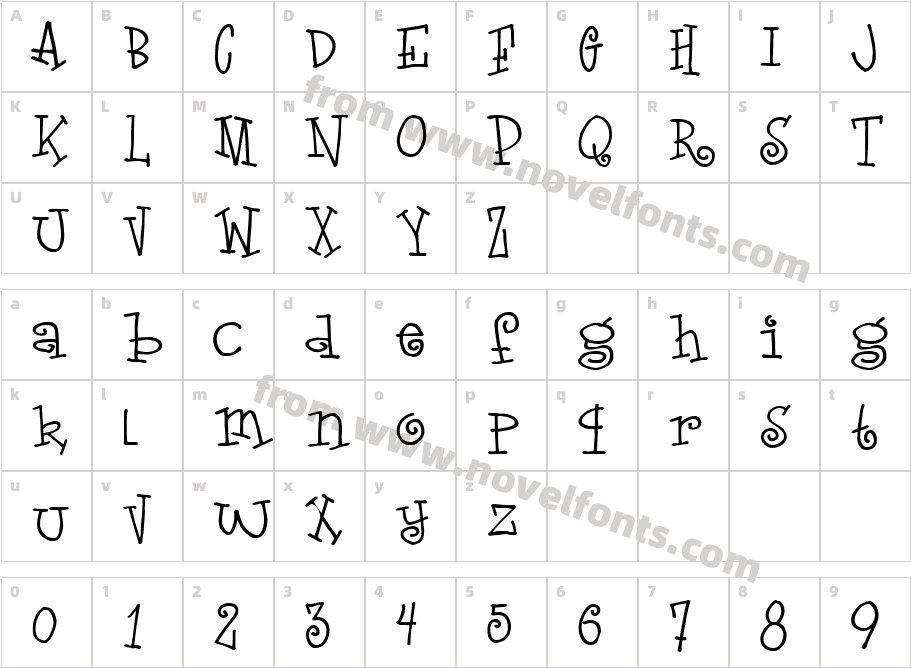 Vf Free34Character Map