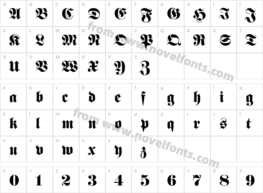 Vf Free38Character Map