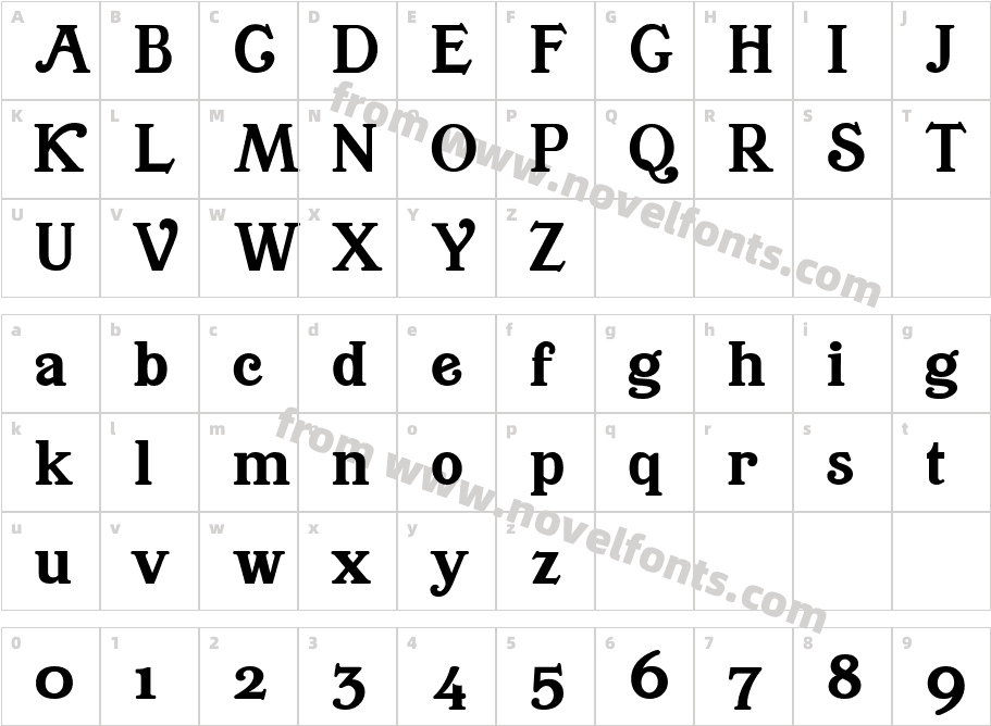 BuenaParkJFCharacter Map