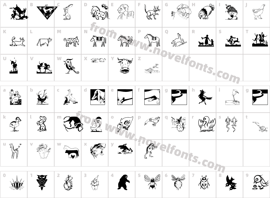 ViechereienCharacter Map