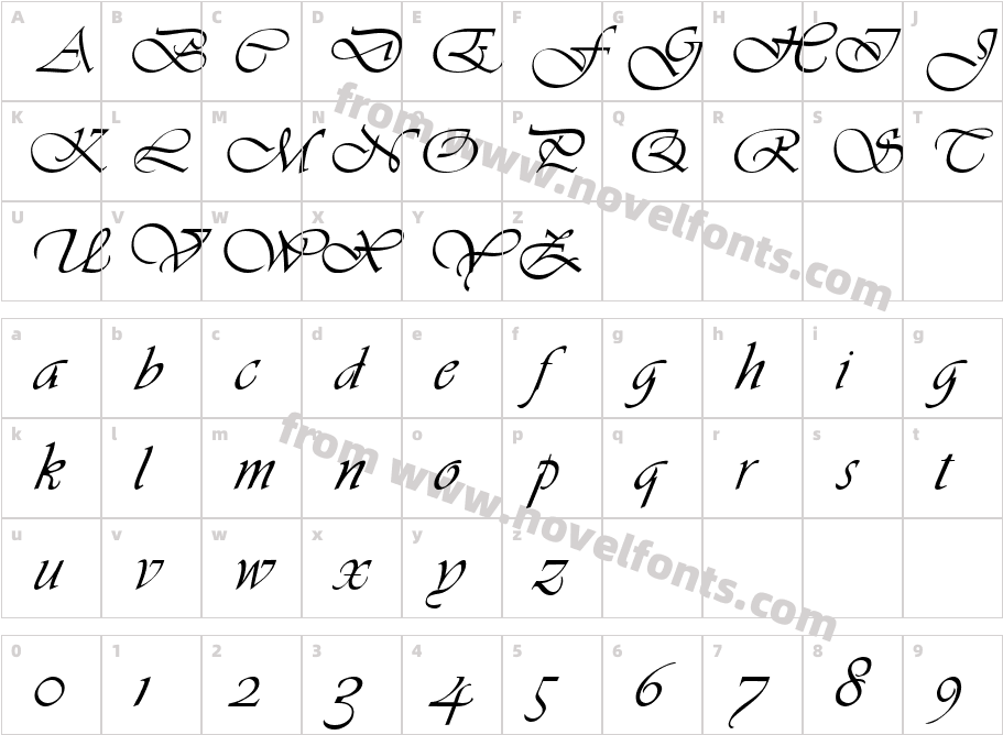 Vivienne CacophonyCharacter Map