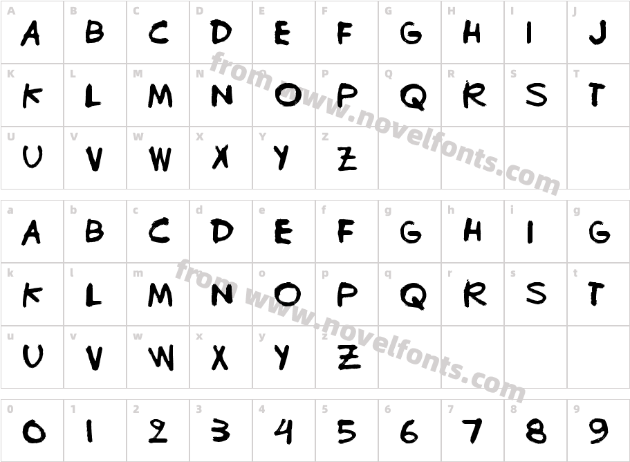 BugghetCharacter Map