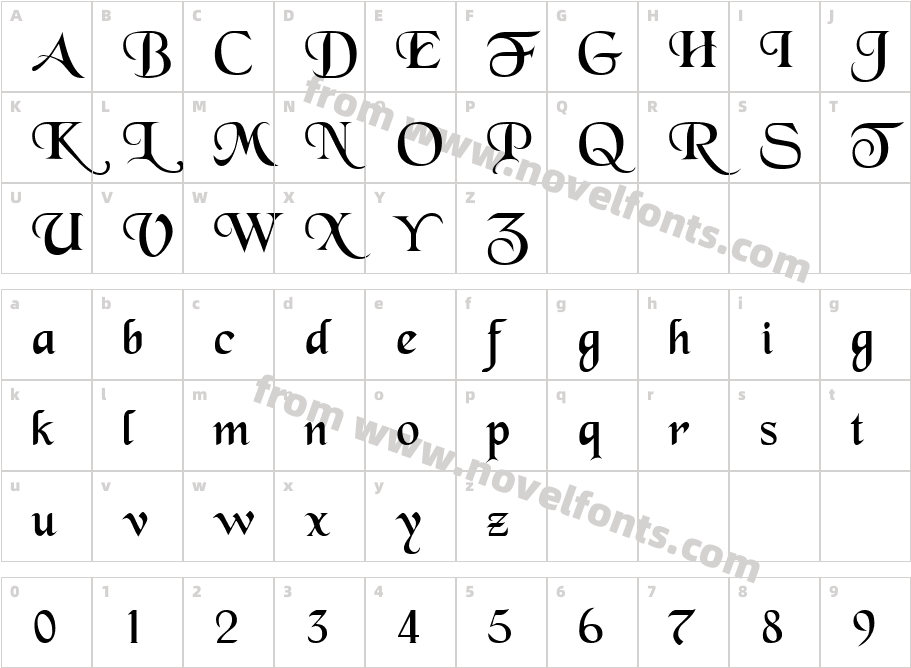 BuichuCharacter Map