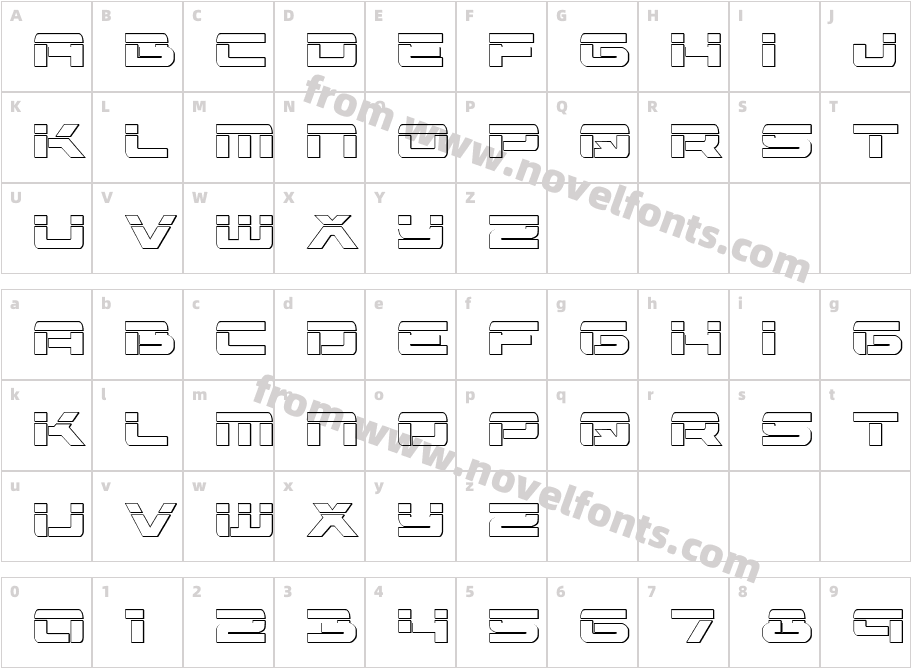 Vorpal 3D RegularCharacter Map