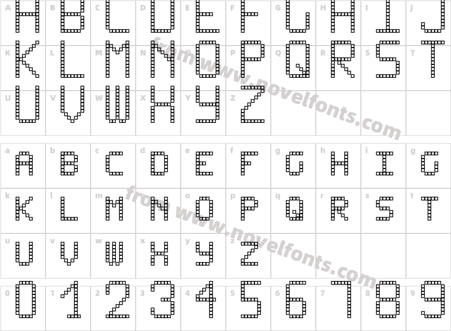 WLM Small Caps 2 RegularCharacter Map