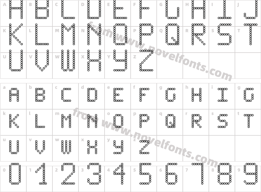 WLM Small Caps 4 RegularCharacter Map