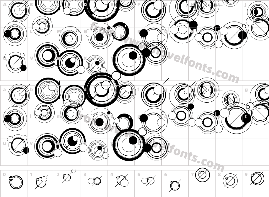 WS Simple GallifreyanCharacter Map