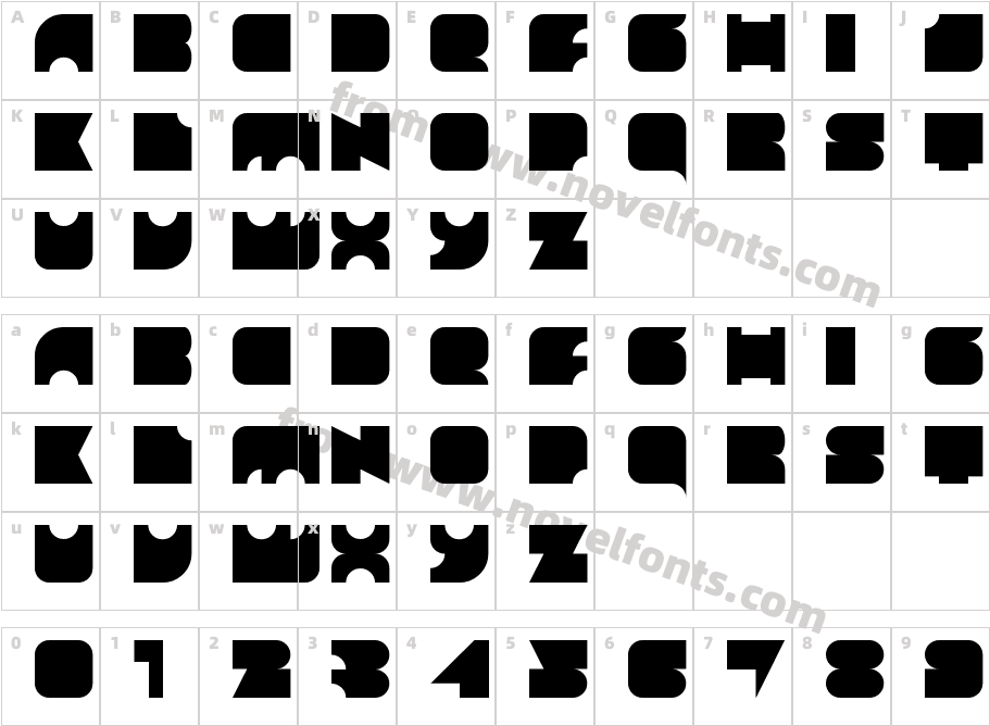 Bulat RegularCharacter Map