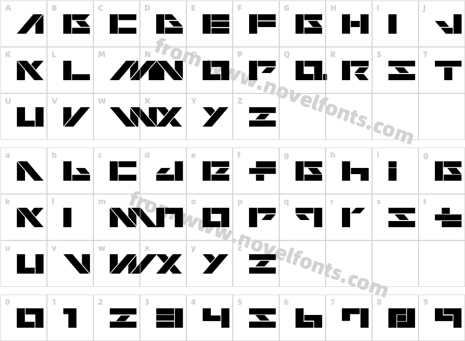 WarpALCharacter Map